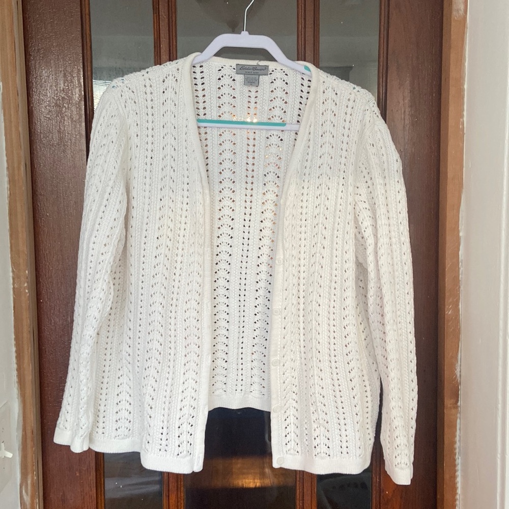 Eddie Bauer knit sweater. Size XL